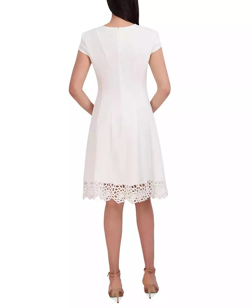 Donna Ricco Women's Round-Neck Sleeveless Fit & Flare Dress 2