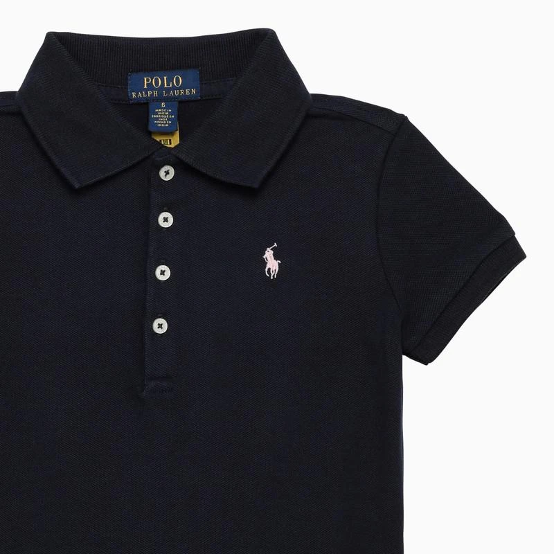 Polo Ralph Lauren Navy cotton polo shirt with logo 4