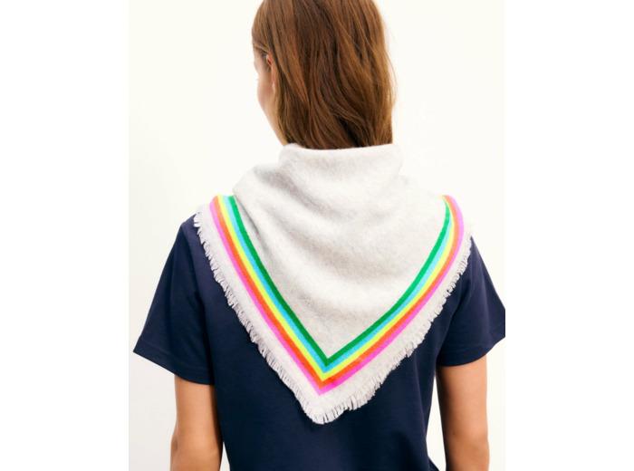 From Future Foulard Regular Bandes Multicolores