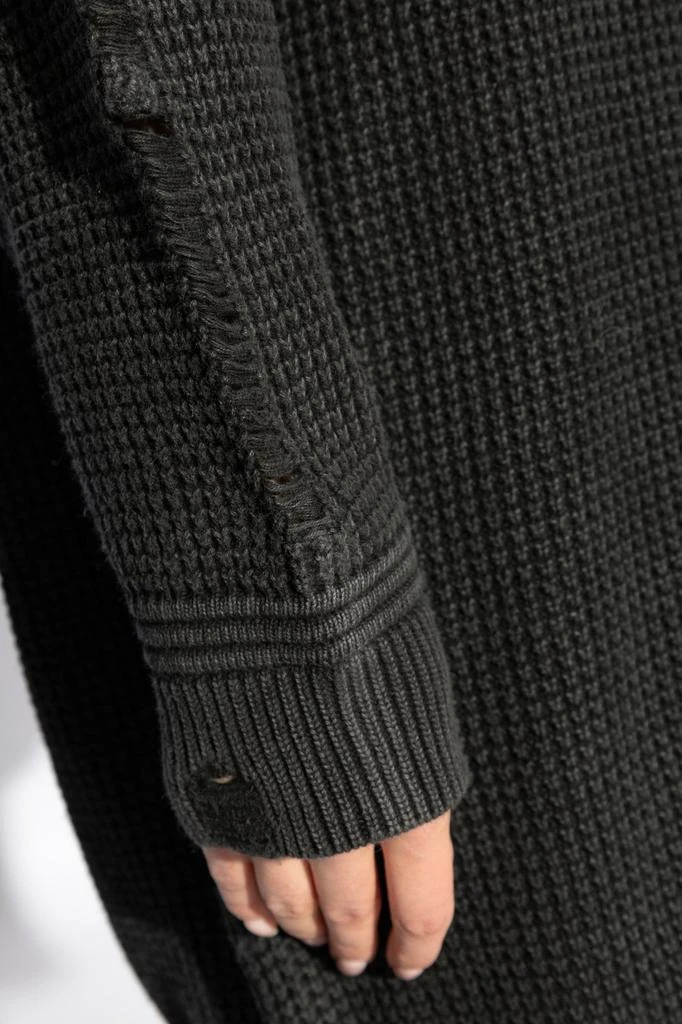 R13 R13 Distressed Knit Sweater Dress 5
