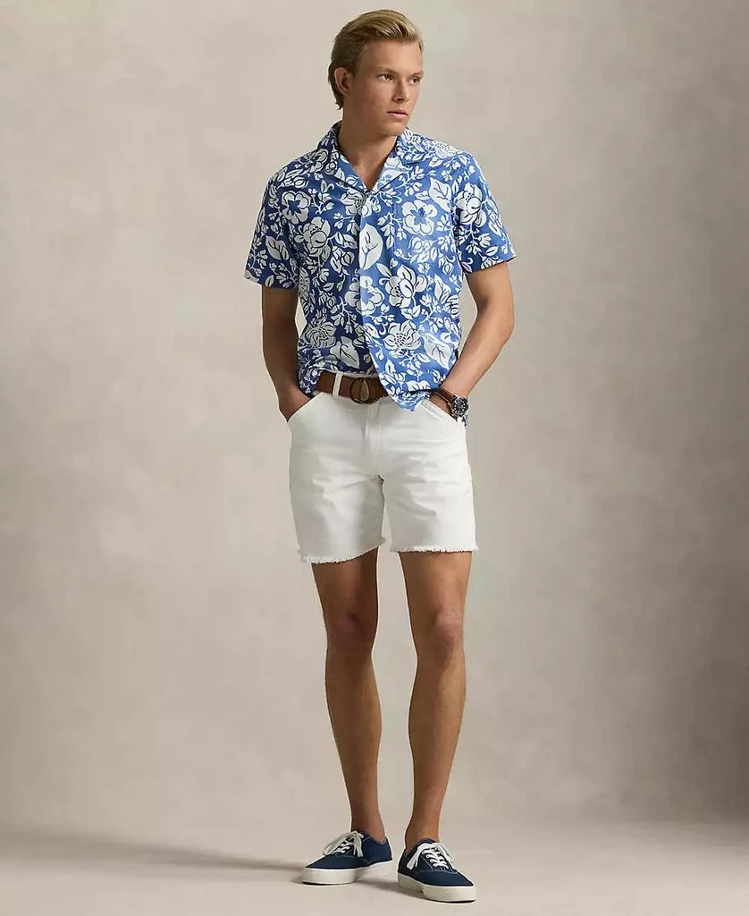 Ralph Lauren Men's Classic-Fit Floral Oxford Camp Shirt 4