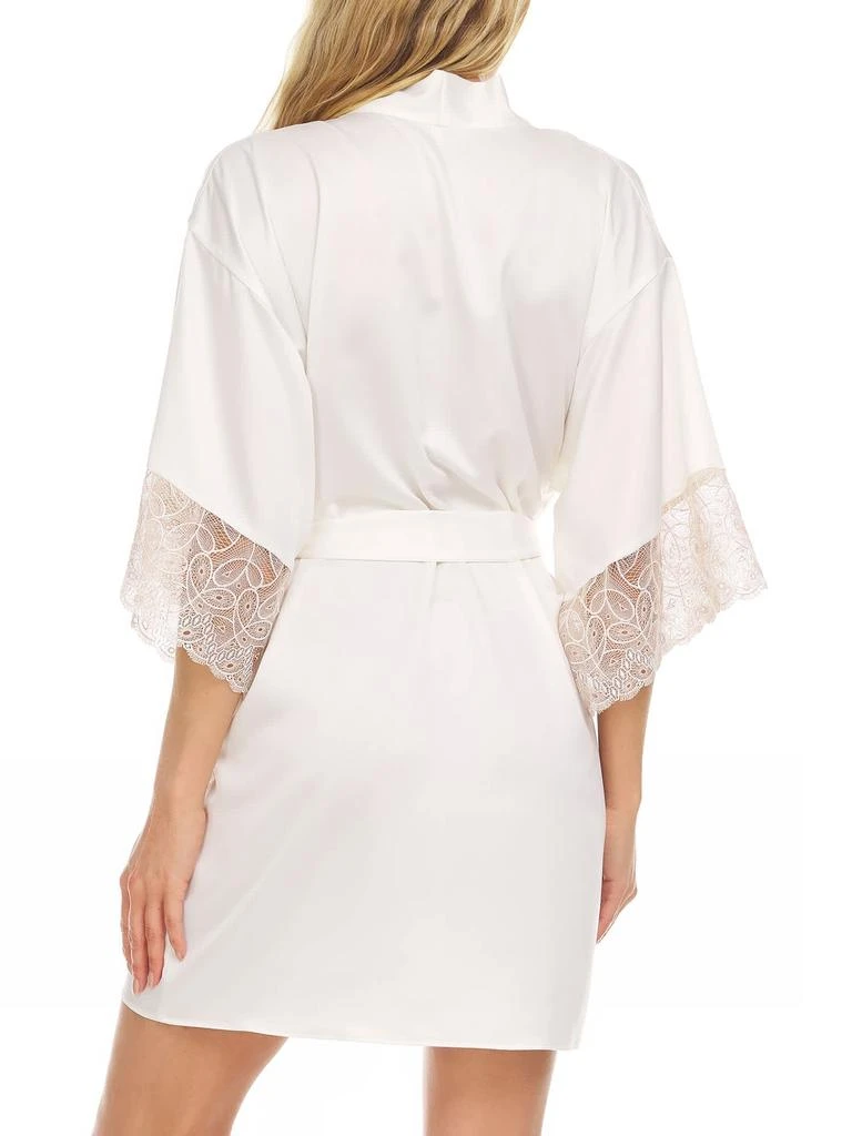 Flora Nikrooz Women
s Sydney Charmeuse Wrap Robe 2