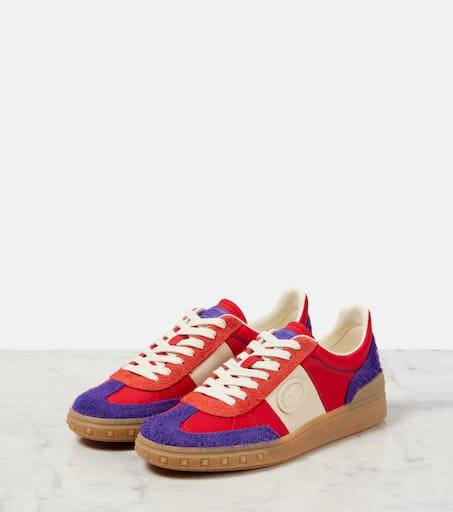 Valentino Upvillage VLogo suede sneakers 4