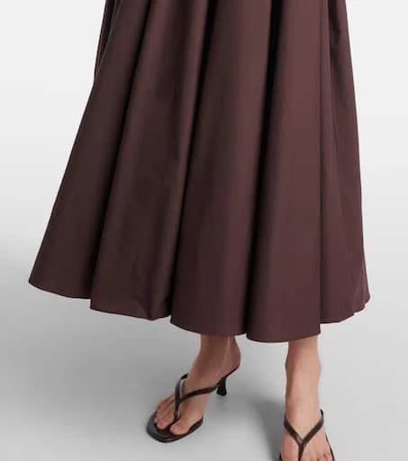 Tove Ceres gathered cotton midi dress 5