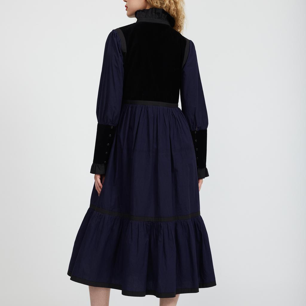 Batsheva Batsheva Kavita Cotton-Poplin Dress