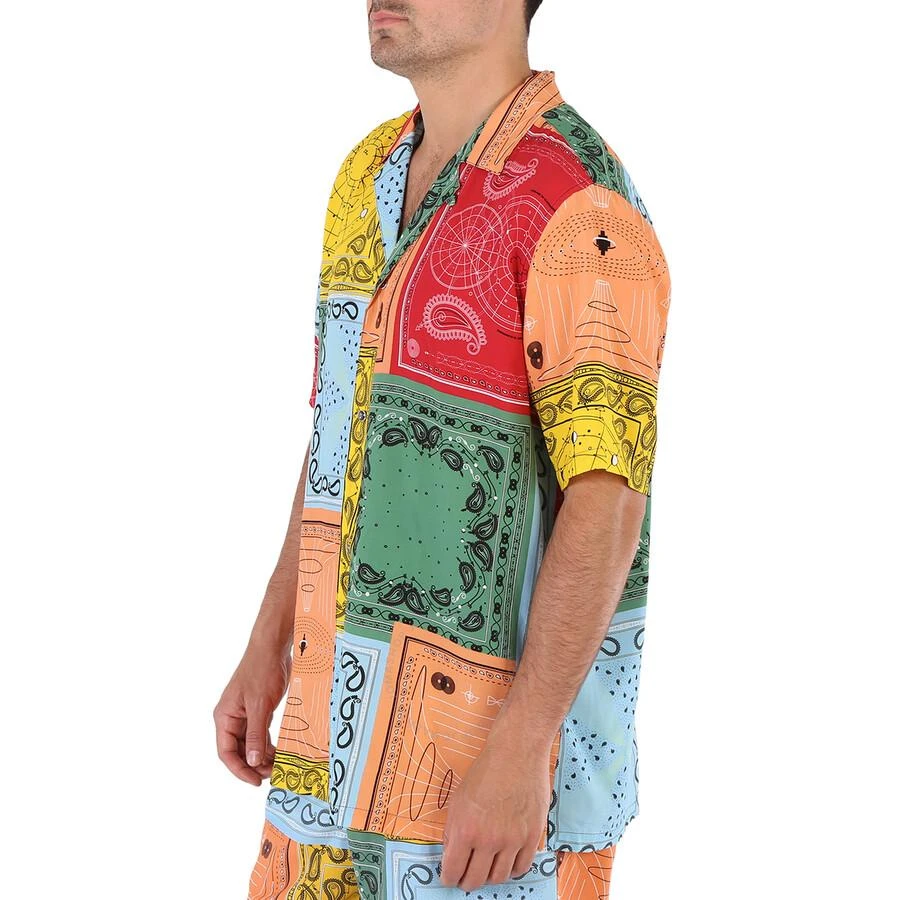 Marcelo Burlon Men's Bandana Print Cuban Shirt 2