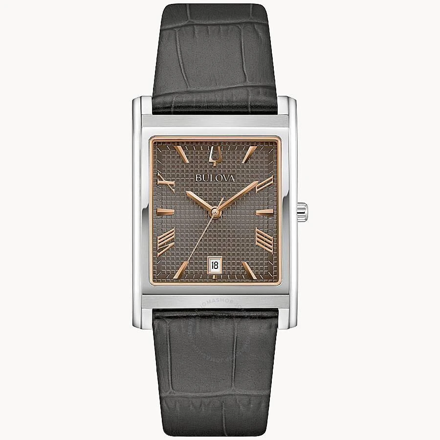 Bulova Sutton Quartz Grey Dial Watch 96B443 1