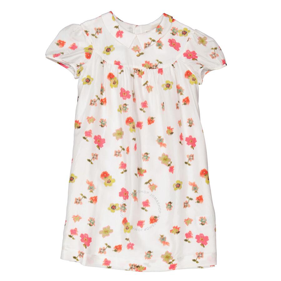 Bonpoint Camellia Pink Flower Tia Dress