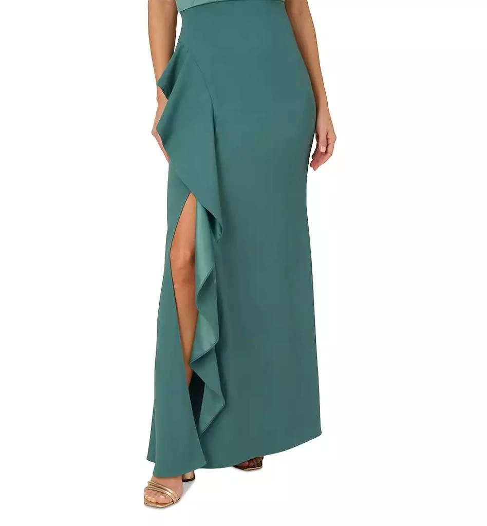Adrianna Papell Petite One-Shoulder Satin Dresses 4