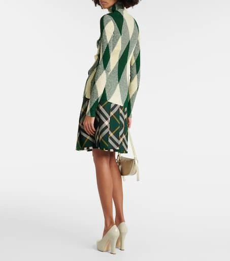 Burberry Argyle cotton and silk sweater 3