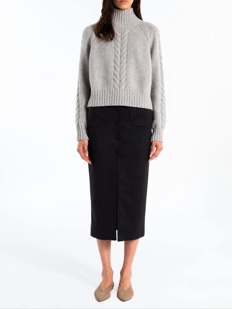 预计3周后发货 Margaux Lonnberg Margaux Lonnberg - Jupe Jagger Anthracite 1