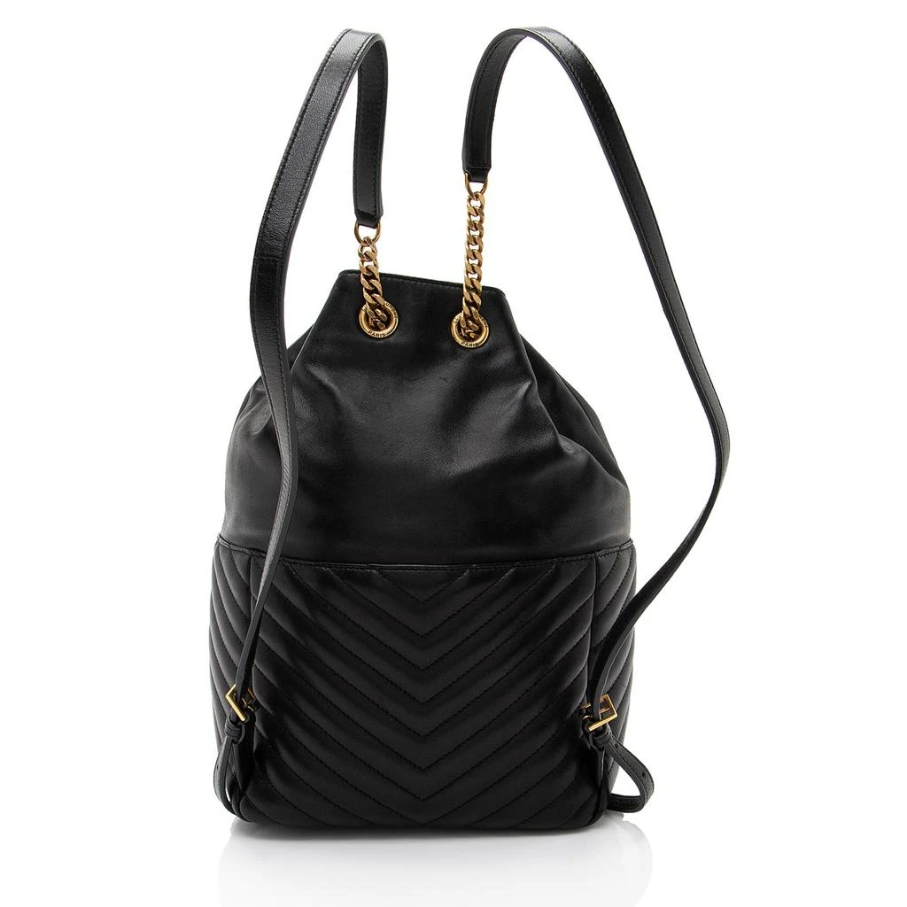 Yves Saint Laurent Matelasse Lambskin Monogram Joe Backpack 3