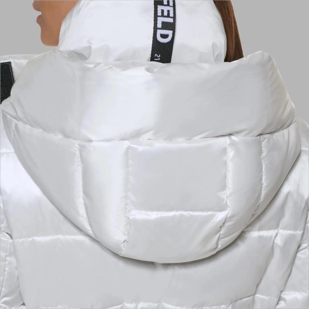 Karl Lagerfeld Paris CONTRAST MAXI BELTED PUFFER 5