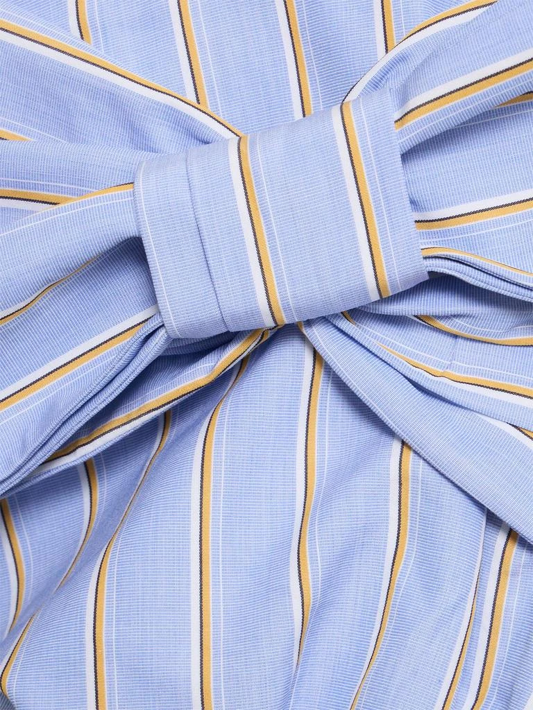 RABANNE Striped Cotton Poplin Shorts 4