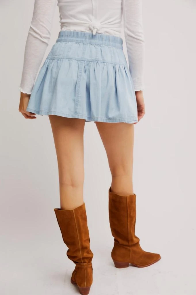 Free People Free People - Roselle Denim Mini Skirt 2
