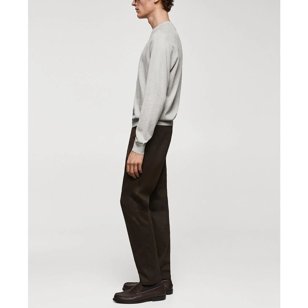 Mango Men's Fine-Knit Cotton Sweater 3