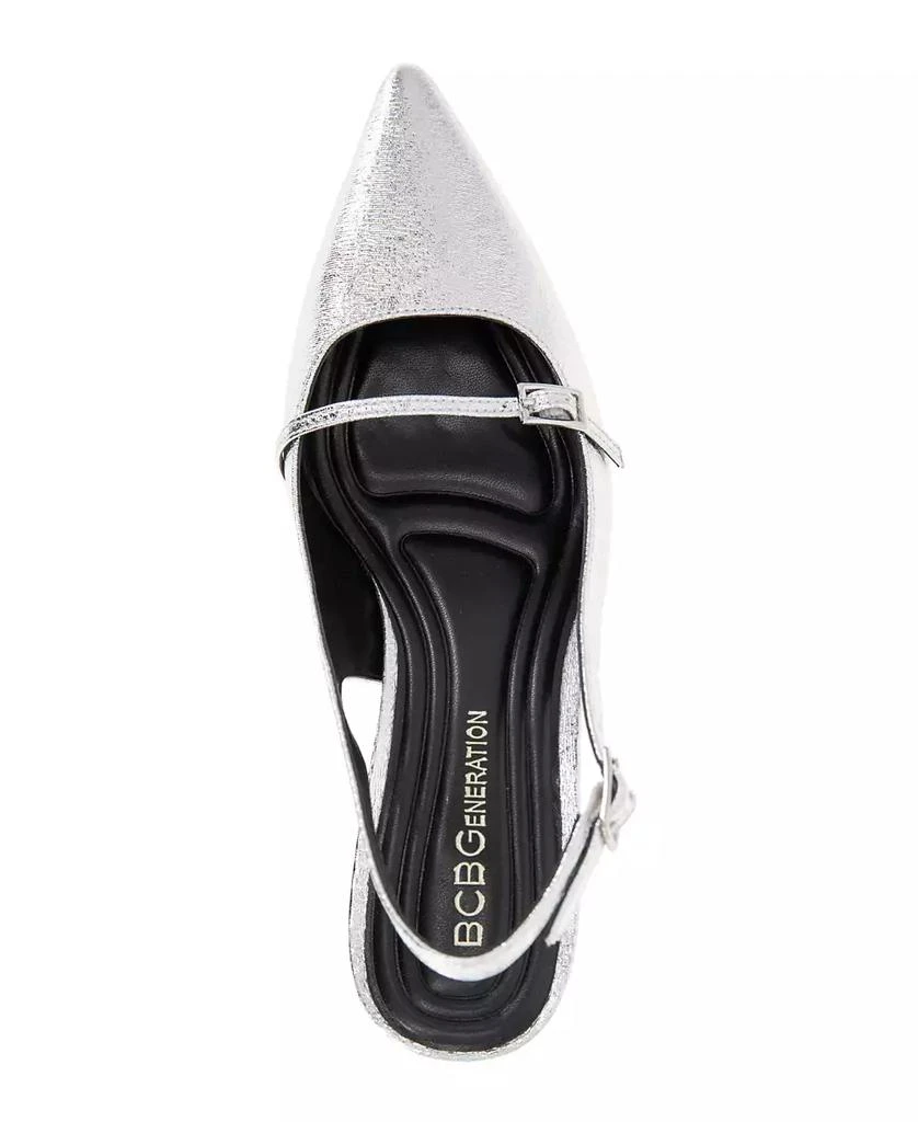 BCBG Women's Kami Slingback Kitten Heel Pumps 4