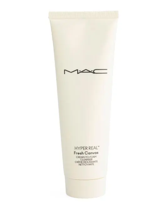 MAC 4.2oz Hyper Real Fresh Canvas Cream To Foam Cleanser