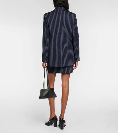 Max Mara Aceri pinstripe jersey blazer 3