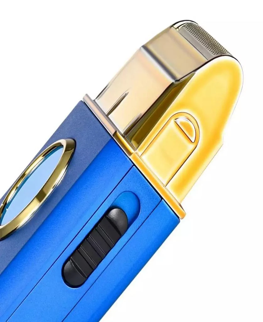 StyleCraft Professional Uno Travel Sized Single USB Rechargeable Mens Foil Shaver with Cap - Blue 3
