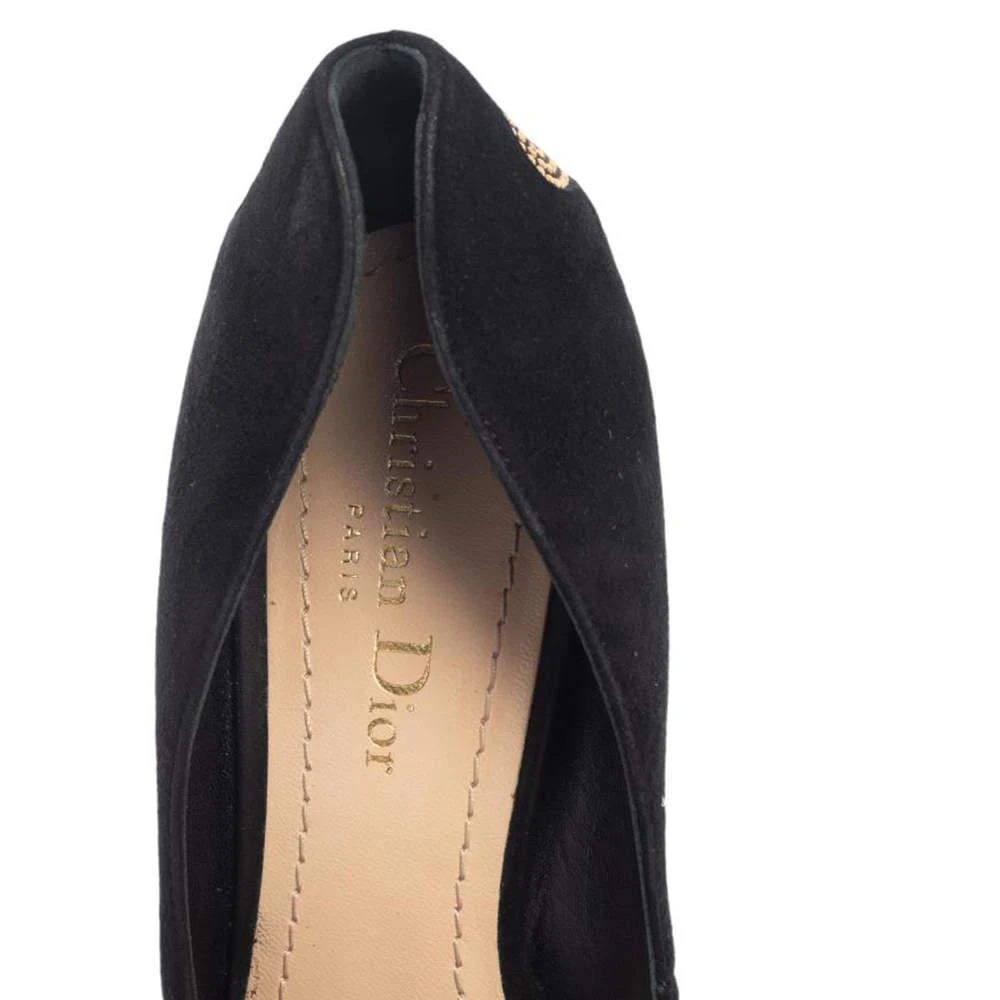 Dior Dior Black Suede Heart Studded Amour Pumps Size 39 8