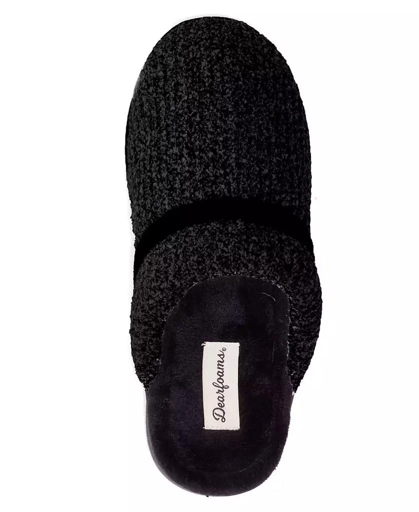 Dear Foams Women's Serena Marled Chenille Scuff Slippers 4