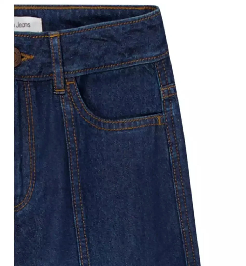 Calvin Klein Girls
 7-16 Wide-Leg Denim Jeans 3