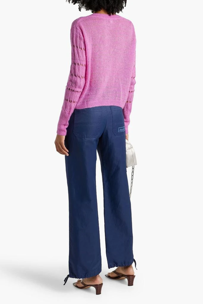 Autumn Cashmere Open-knit cashmere and silk-blend cardigan 3