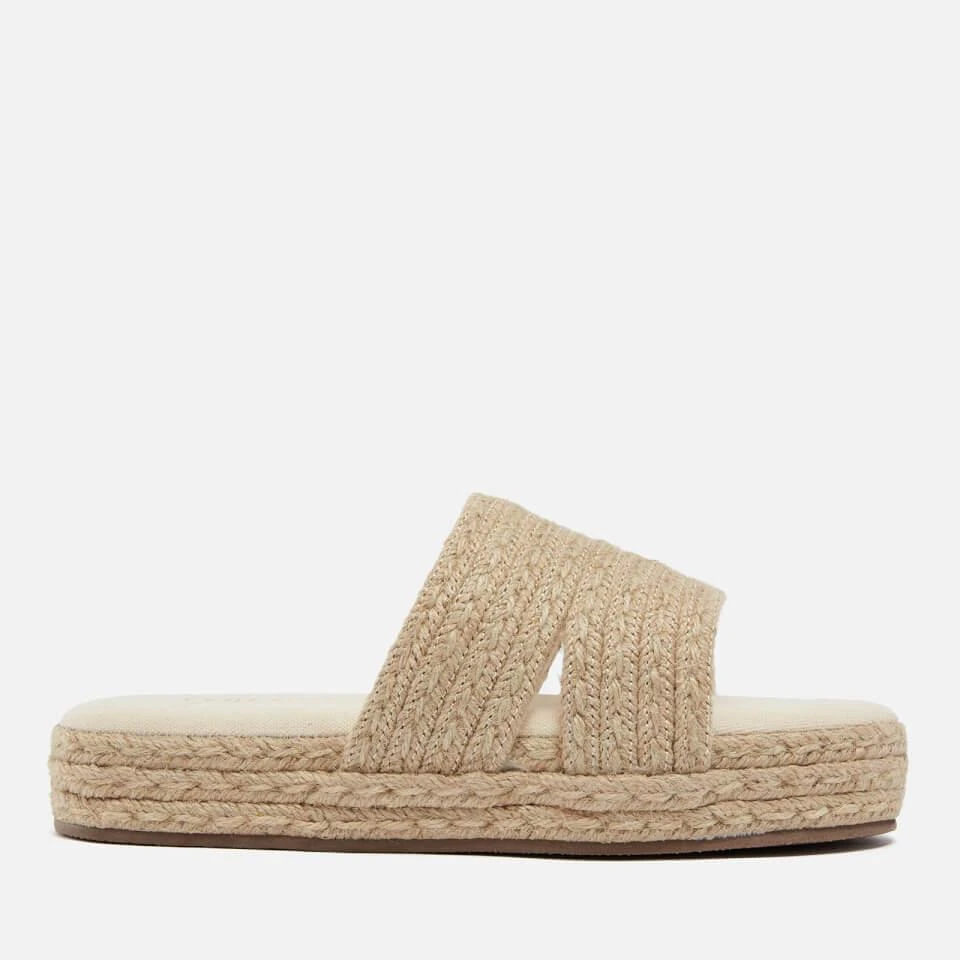 EMU Australia EMU AUSTRALIA WOMEN'S FERN JUTE FLATFORM SLIDES 1