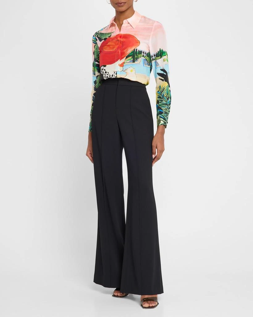 Alice + Olivia Palm Beach Willa Placket Top 2