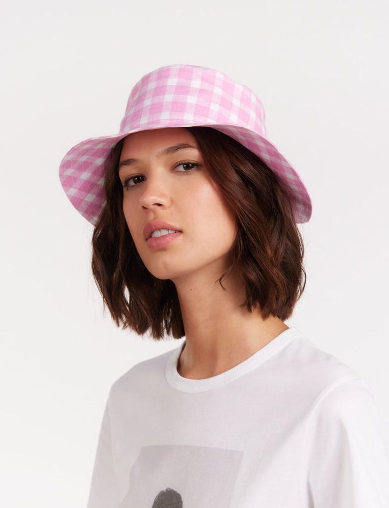 INES DE LA FRESSANGE Bob Andrès Vichy pink