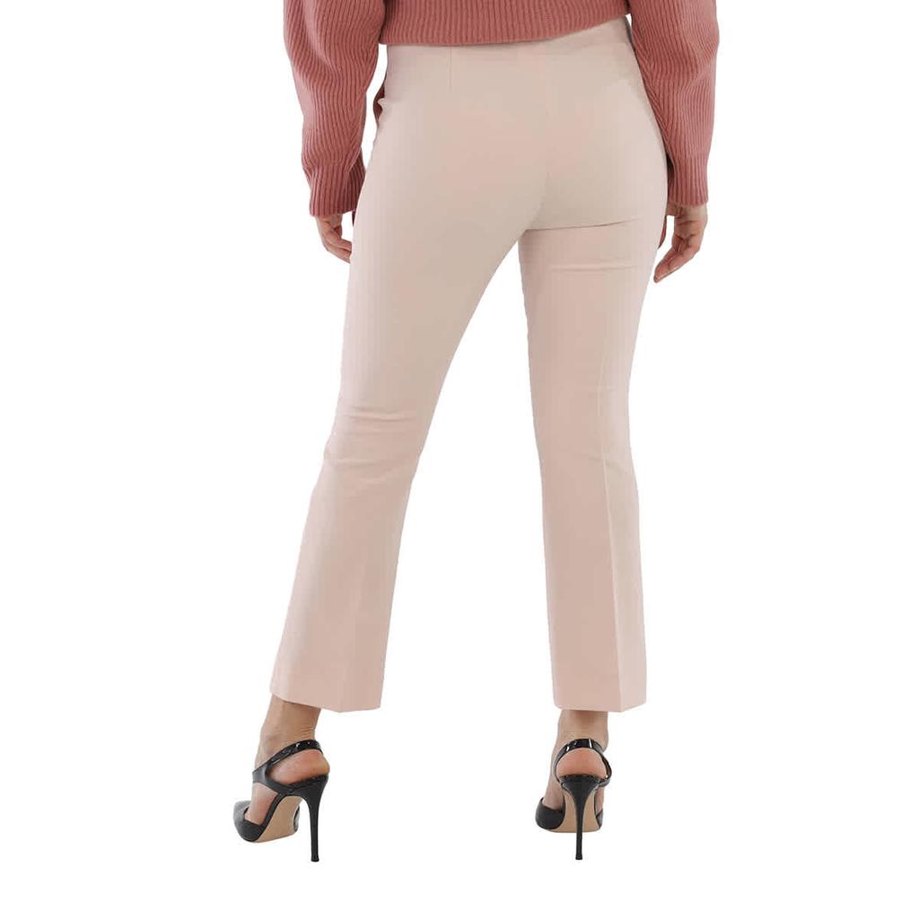 Max Mara Ladies Pink Circeo High-Rise Wool-Blend Pants