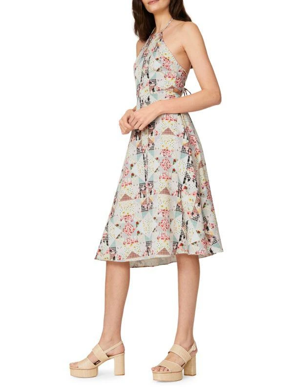 Samantha Sipos Patchwork A Line Dress 3
