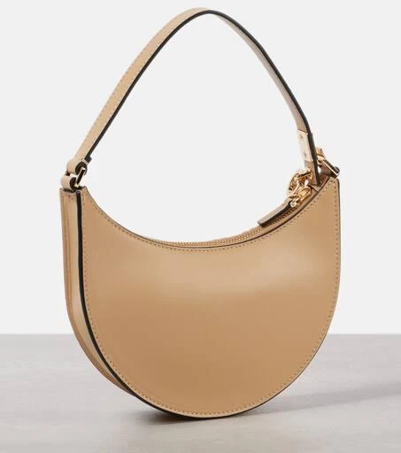 Valentino VLogo Signature raffia-effect shoulder bag 4