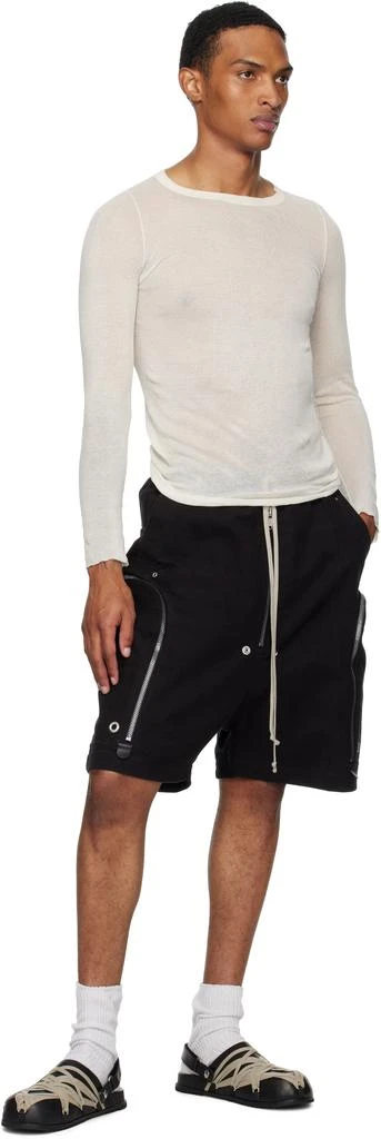 Rick Owens Black Concordians Megalace Granola Mules 5