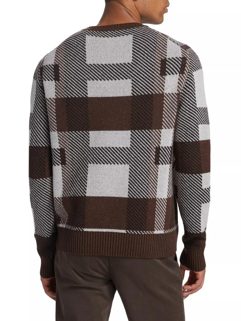 Kiton Checked Cashmere Sweater 5