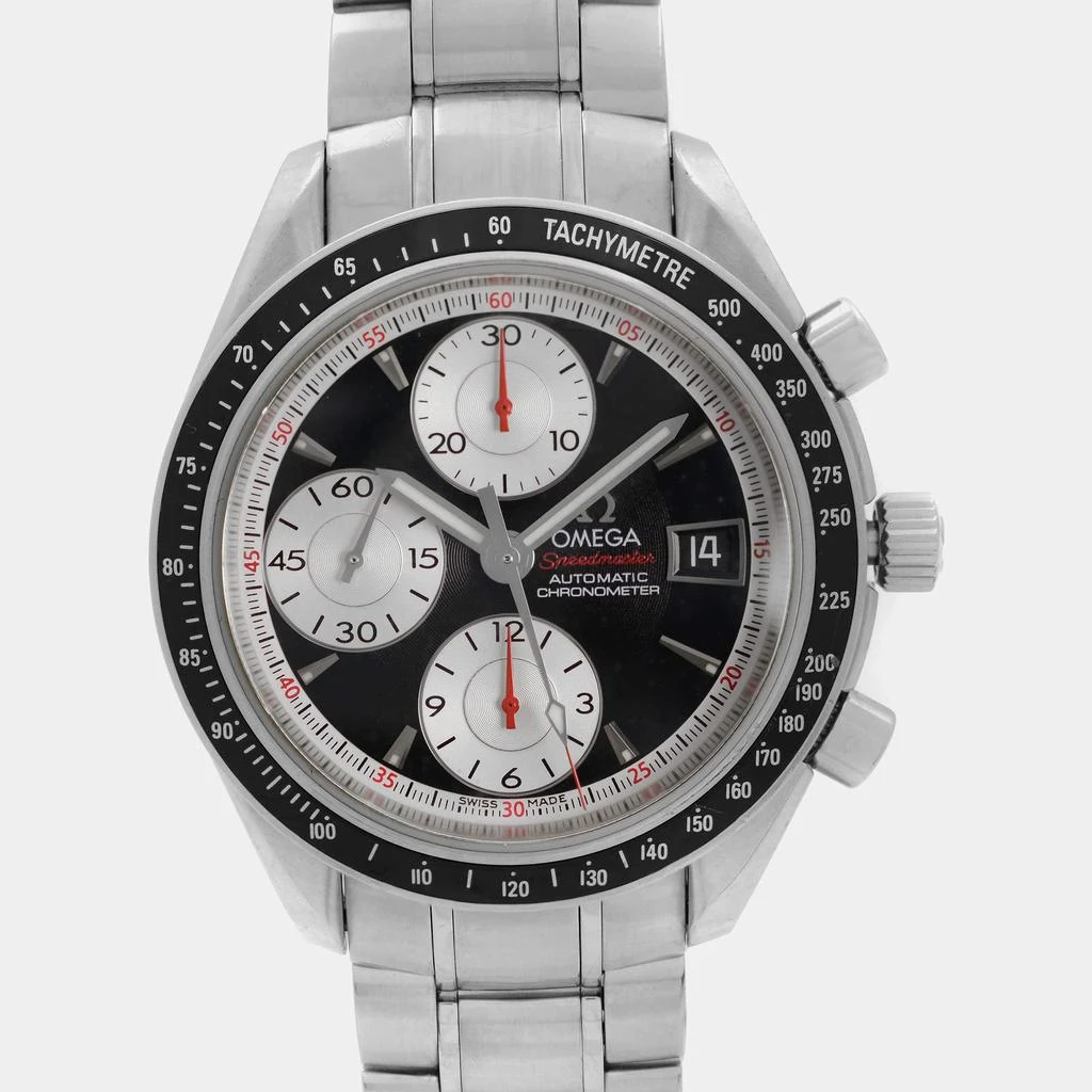 Omega Omega Black Stainless Steel Speedmaster 3210.51.00 Automatic Men's Wristwatch 40 mm 4