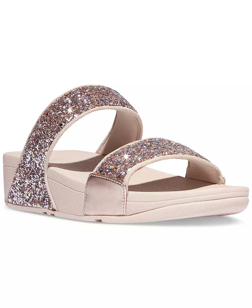 FitFlop Women's Lulu Multi-Tonal Glitter Wedge Sandals 1