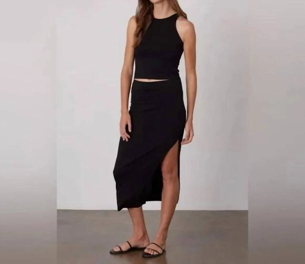 Velvet by Graham & Spencer Velvet By Graham & Spencer - Ella Midi Skirt 1