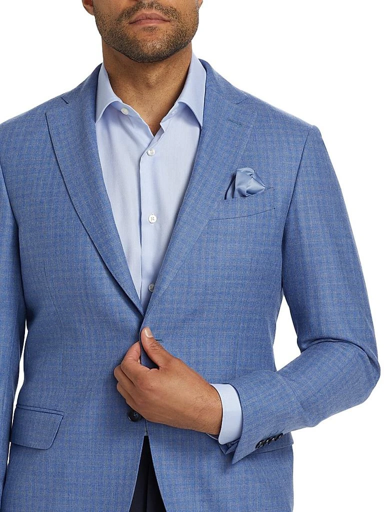 Saks Fifth Avenue COLLECTION Shadow Plaid Sport Coat 6