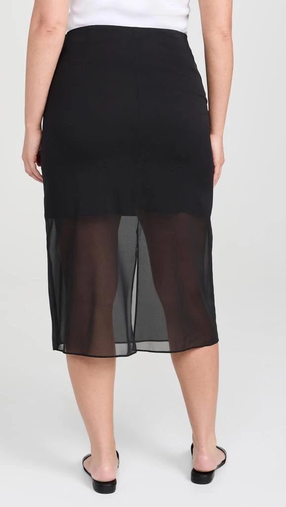 Vince Sheer Pencil Skirt 10