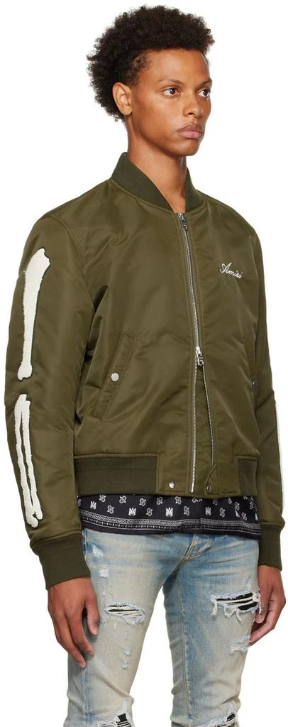 AMIRI Green Bones Bomber Jacket 2