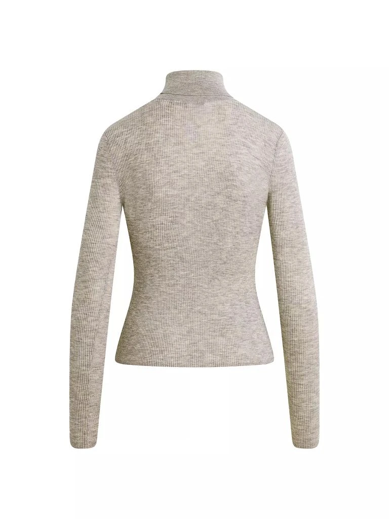 Favorite Daughter Amelia Wool Rib-Knit Turtleneck Top 3