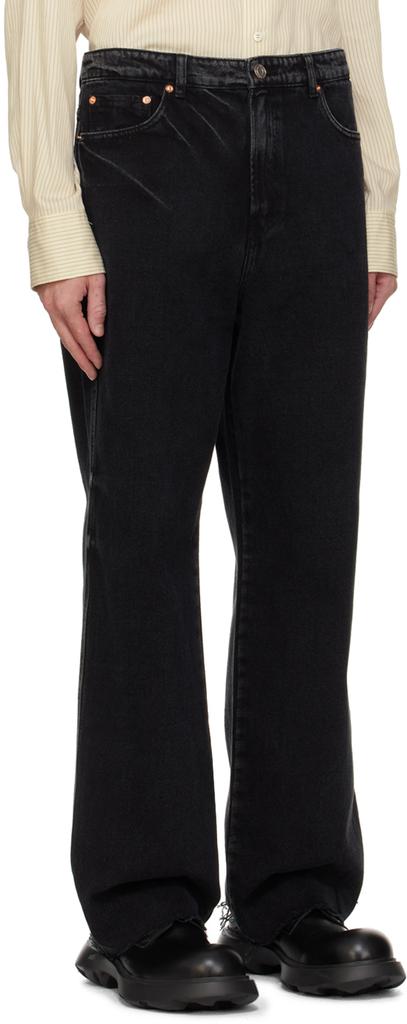 Recto Black Theo Washed Jeans