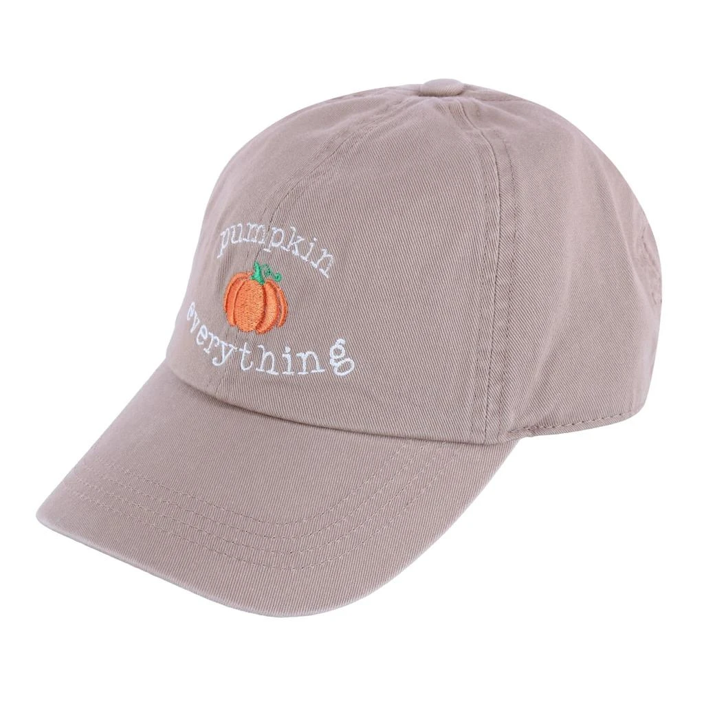David & Young Women's Pumpkin Everything Stone Washed Baseball Cap 4