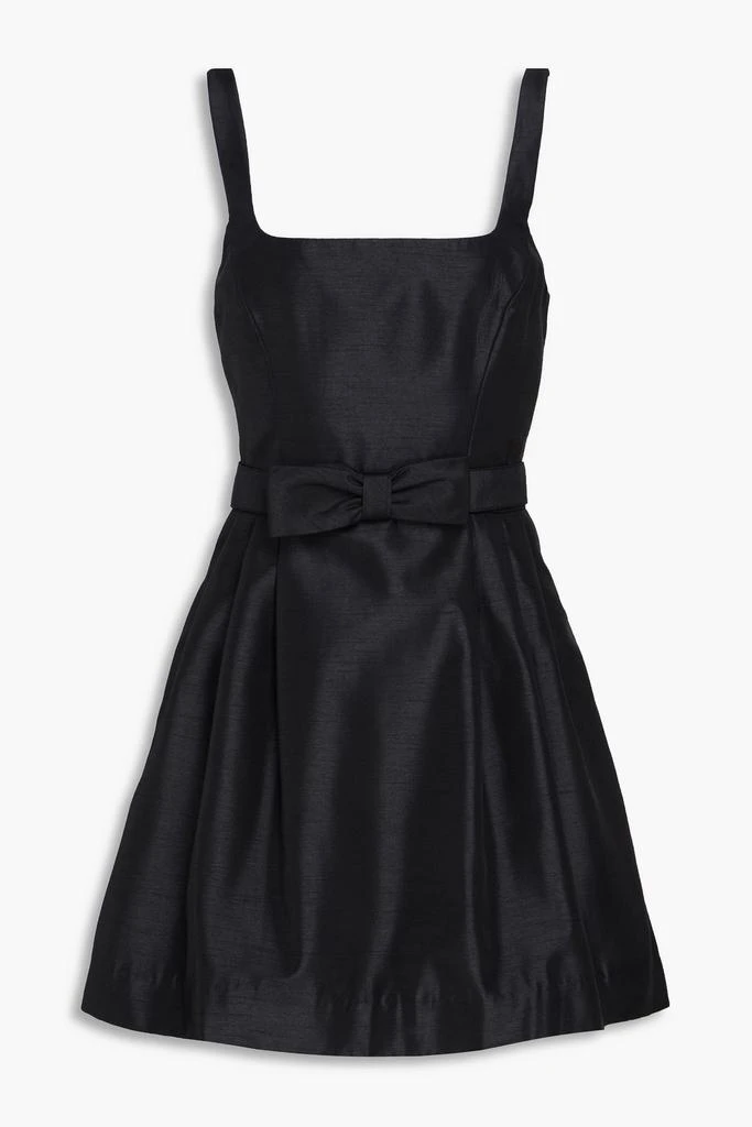 NICHOLAS Bow-detailed taffeta mini dress 1