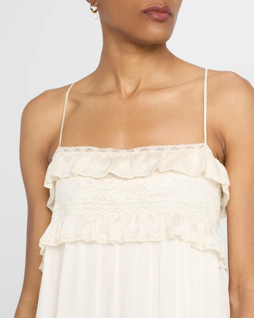 Chlo Ruffle Empire-Waist Tiered Ankle Dress - Dresses & Skirts - Free  Shipping - BeyondStyle