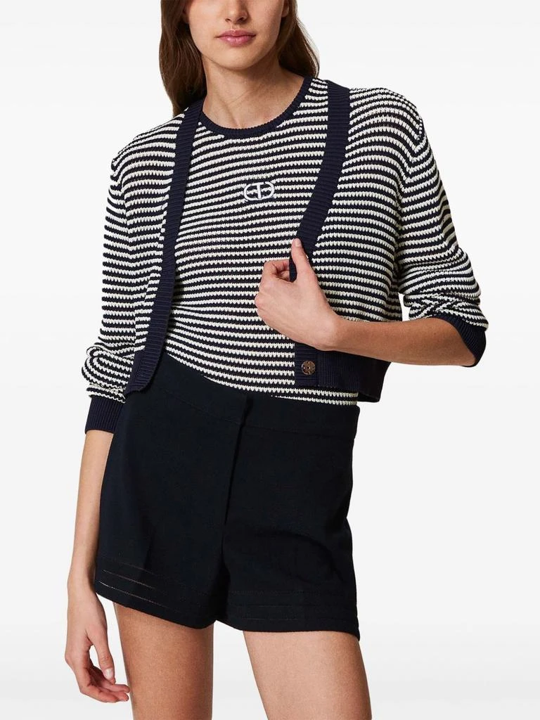 TWIN-SET SOFT AND COZY KNIT SWEATER 5