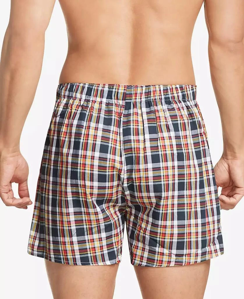 Tommy Hilfiger Men's 3-Pack Classic Printed Cotton Poplin Boxers 3