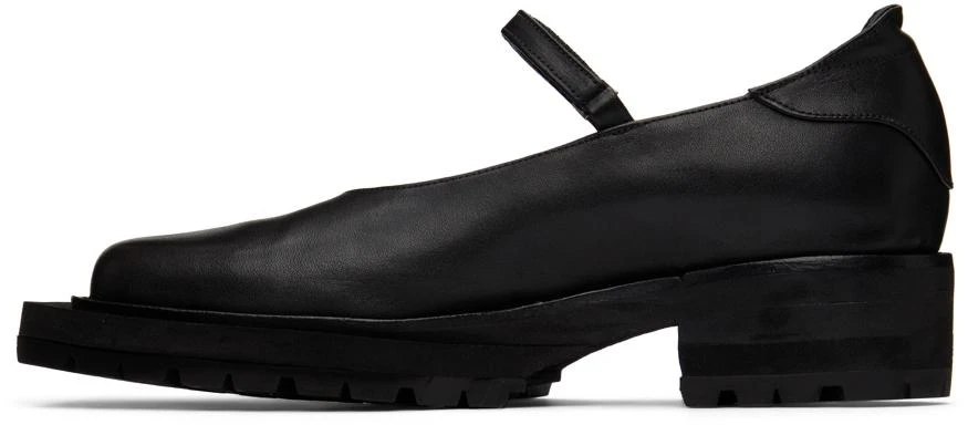Sinéad O’Dwyer SSENSE Exclusive Black Tabitha Ringwood Edition Leather School Loafers 3